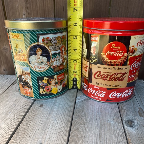 2 Coca Cola tins Vintage - Picture 2 of 13